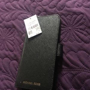 COPY - Michael Kors black folio phone case